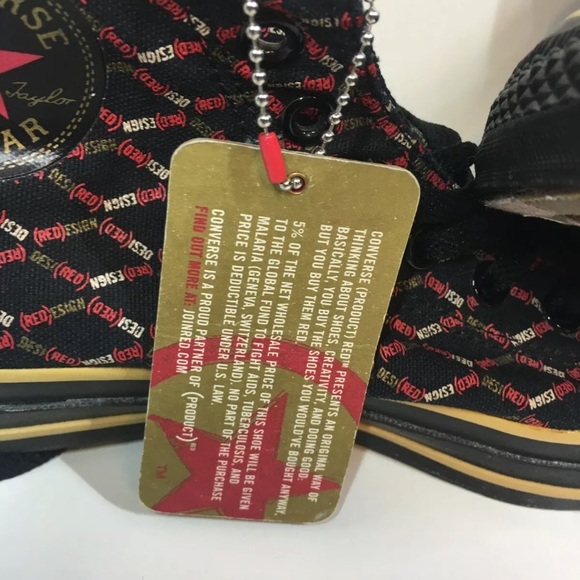 Converse All-stars Chuck Taylor Join Red Aids High - Picture 3 of 10